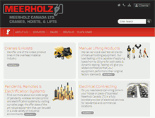 Tablet Screenshot of meerholz.ca